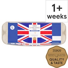 Tesco Large Free Range Eggs 12 Pack