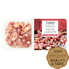 Tesco Smoked Bacon Lardons 200G